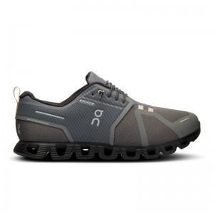 Asphalt/Magnet On Running Cloud 5 Waterproof Men's Sneakers | WL3468750