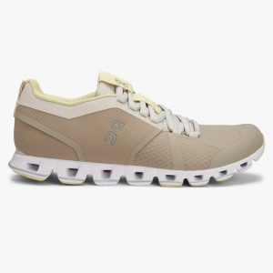 Beige On Running Cloud Beam Women's Road Running Shoes | DE8976450