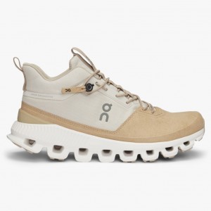 Beige On Running Cloud Hi Women's Road Running Shoes | JF3617504