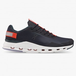 Black/Flame On Running Cloudnova Form Men's Running Shoes | WG4897231