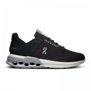 Black/Mineral On Running Cloudnova Flux Men's Sneakers | KP2715086