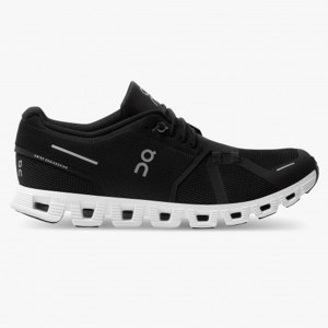 Black/White On Running Cloud 5 Men's Running Shoes | TJ2634098