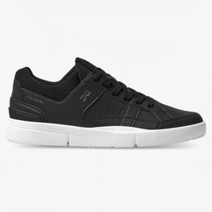 Black/White On Running THE ROGER Clubhouse Women's Sneakers | VB2879546