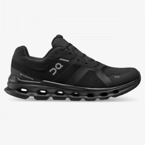 Black On Running Cloudrunner Waterproof Men's Running Shoes | PV8931075