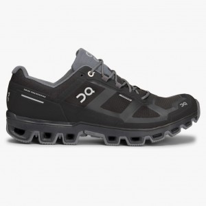 Black On Running Cloudventure Waterproof Men's Trail Running Shoes | BU5231897