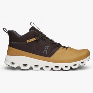 Brown On Running Cloud Hi Men's Road Running Shoes | WV3645908