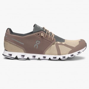 Brown On Running Cloud Men's Road Running Shoes | PA9601372