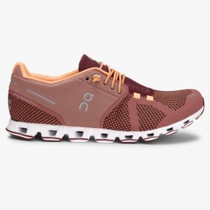 Burgundy On Running Cloud Women's Road Running Shoes | LK3096871