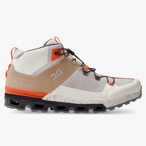 Chai/Ivory On Running Cloudtrax Men's Hiking Boots | VR8046275