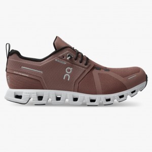 Cocoa/Frost On Running Cloud 5 Waterproof Women's Running Shoes | QC4382079