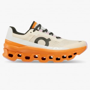 Fawn/Turmeric On Running Cloudmonster Women's Training Shoes | TR8209364