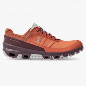 Flare/Mulberry On Running Cloudventure Men's Trail Running Shoes | RS8130259