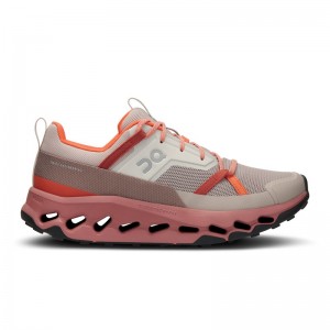 Fog/Mahogany On Running Cloudsurfer Trail Women's Trail Running Shoes | IO1405287