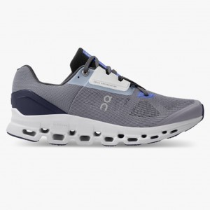 Fossil/Midnight On Running Cloudstratus Men's Road Running Shoes | NU9450327