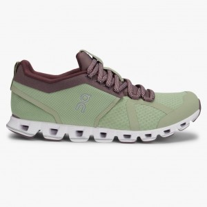 Green On Running Cloud Beam Women's Road Running Shoes | AS9852064