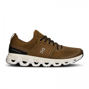 Hunter/Safari On Running Cloudswift 3 Men's Road Running Shoes | YK7649352