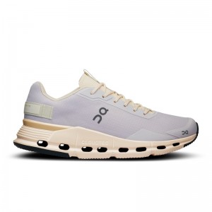 Lavender/Fawn On Running Cloudnova Form Men's Sneakers | PF1409635