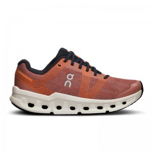 Mahogany/Ivory On Running Cloudgo Wide Women's Running Shoes | MR9087264