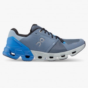 Metal/Lapis On Running Cloudflyer 4 Men's Running Shoes | AR8642713