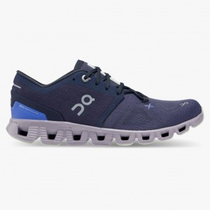 Midnight/Heron On Running Cloud X 3 Women's Training Shoes | JG8734652