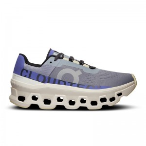 Mist/Blueberry On Running Cloudmonster Men's Road Running Shoes | BY8029617