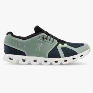 Moss/Stone On Running Cloud 5 Push Men's Running Shoes | OR8526134