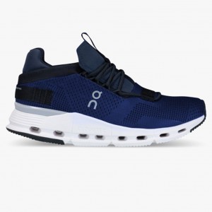 Navy/White On Running Cloudnova Men's Sneakers | LR5146207