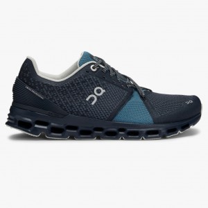 Navy On Running Cloudstratus Women's Road Running Shoes | ZH0823794