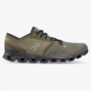 Olive/Reseda On Running Cloud X 3 Men's Training Shoes | IM0681357