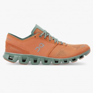 Orange On Running Cloud X Men's Training Shoes | SK2607941