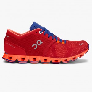 Red On Running Cloud X Women's Training Shoes | OJ7498053