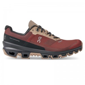 Ruby/Magnet On Running Cloudventure Waterproof Men's Trail Running Shoes | UO9246158