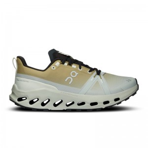 Safari/Mineral On Running Cloudsurfer Trail Waterproof Men's Trail Running Shoes | MQ1865729