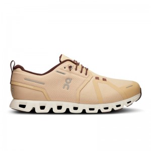 Savannah/Ivory On Running Cloud 5 Waterproof Men's Sneakers | VE0768231