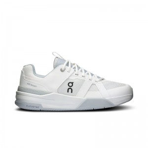 Undyed/Glacier On Running THE ROGER Clubhouse Pro Kids' Tennis Shoes | VM5410793