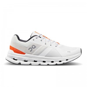 Undyed-White/Flame On Running Cloudrunner Men's Running Shoes | QD9386045