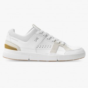 White/Bronze On Running THE ROGER Clubhouse Men's Sneakers | IV5678203