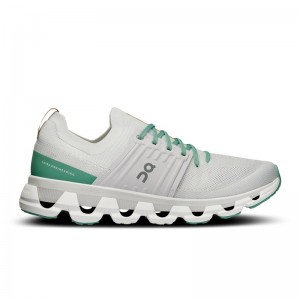 White/Green On Running Cloudswift 3 Men's Road Running Shoes | UT8539147