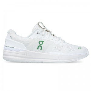 White/Green On Running THE ROGER Pro Men's Tennis Shoes | AM0132958