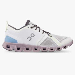 White/Heron On Running Cloud X 3 Shift Women's Running Shoes | DR6923850