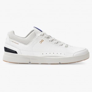 White/Indigo On Running THE ROGER Centre Court Men's Sneakers | KF0283546