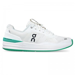 White/Mint On Running THE ROGER Pro Men's Tennis Shoes | DB5734698