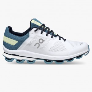 White/Niagara On Running Cloudsurfer 6 Men's Road Running Shoes | RJ1450378