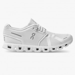 White On Running Cloud 5 Women's Running Shoes | WZ8017259