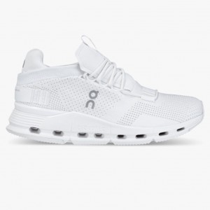 White On Running Cloudnova Women's Sneakers | QU4685920