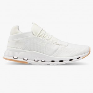 White On Running Cloudnova Women's Sneakers | OK4935710