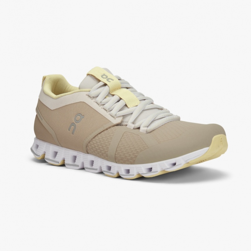 Beige On Running Cloud Beam Women's Road Running Shoes | DE8976450