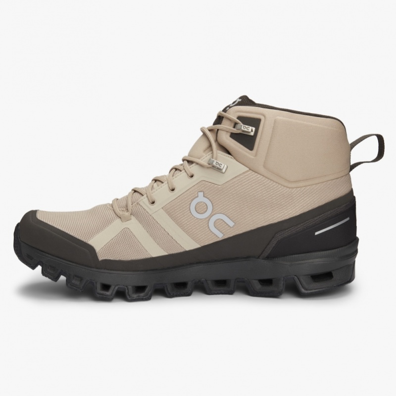 Beige On Running Cloudrock Waterproof Men's Hiking Boots | LI1904253