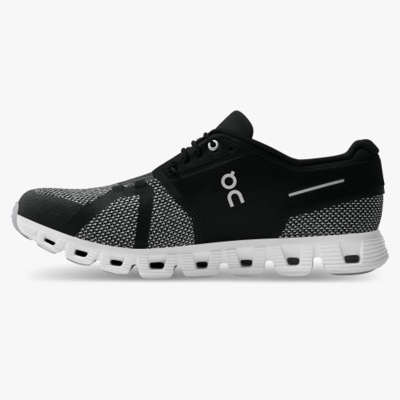 Black/Alloy On Running Cloudgo Men's Running Shoes | KS8510726