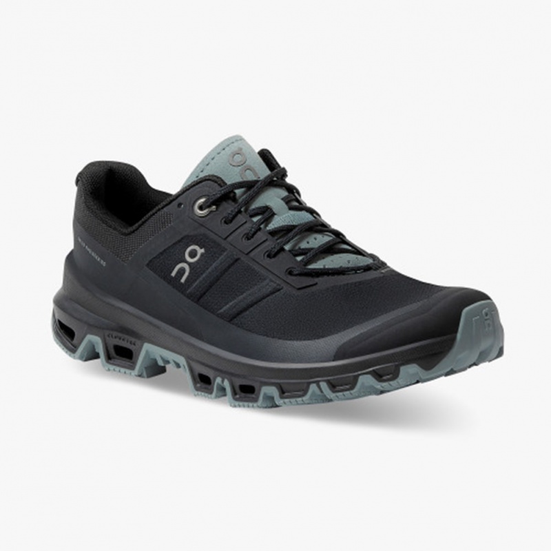 Black/Cobble On Running Cloudventure Women's Trail Running Shoes | QM5176308